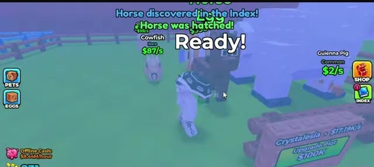 Index rarity / income HUD used to calibrate Pen $/s bands