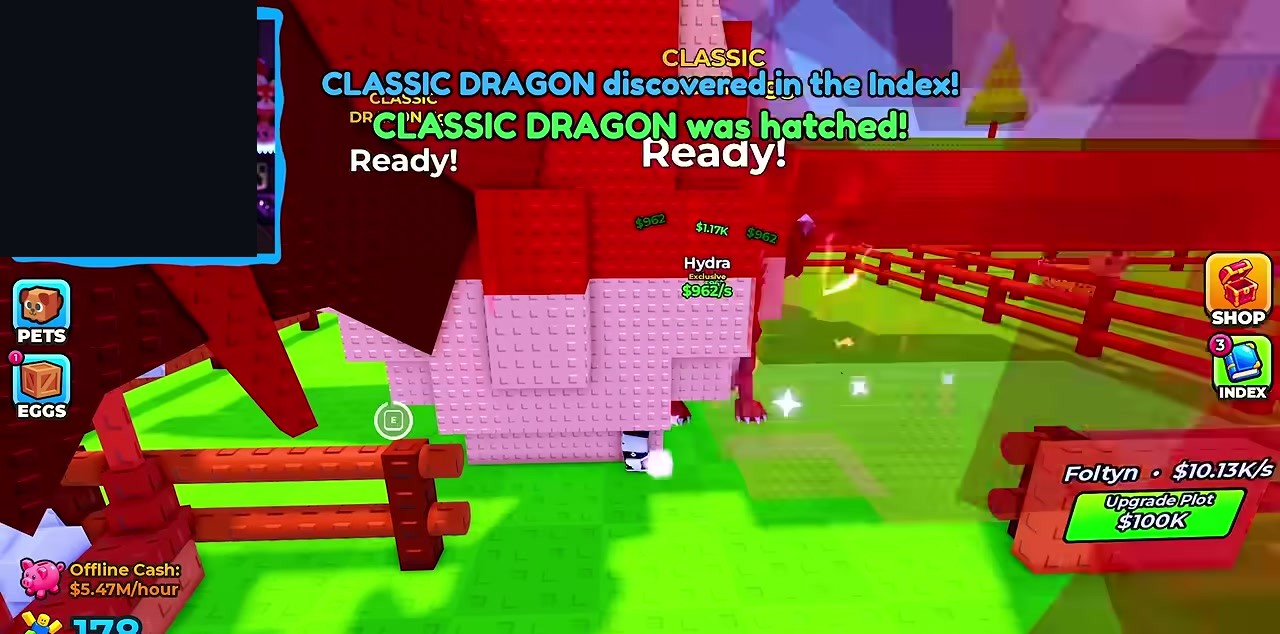 CLASSIC DRAGON Exclusive hatch toast — Exclusive shop path, not Red Dragon Index proof